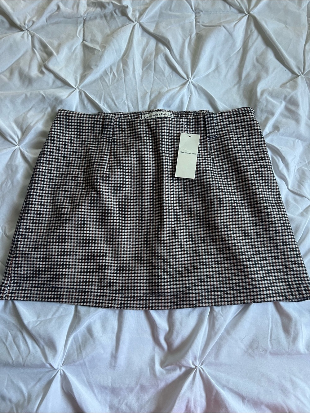 Abercrombie & Fitch Mini Houndstooth Skort